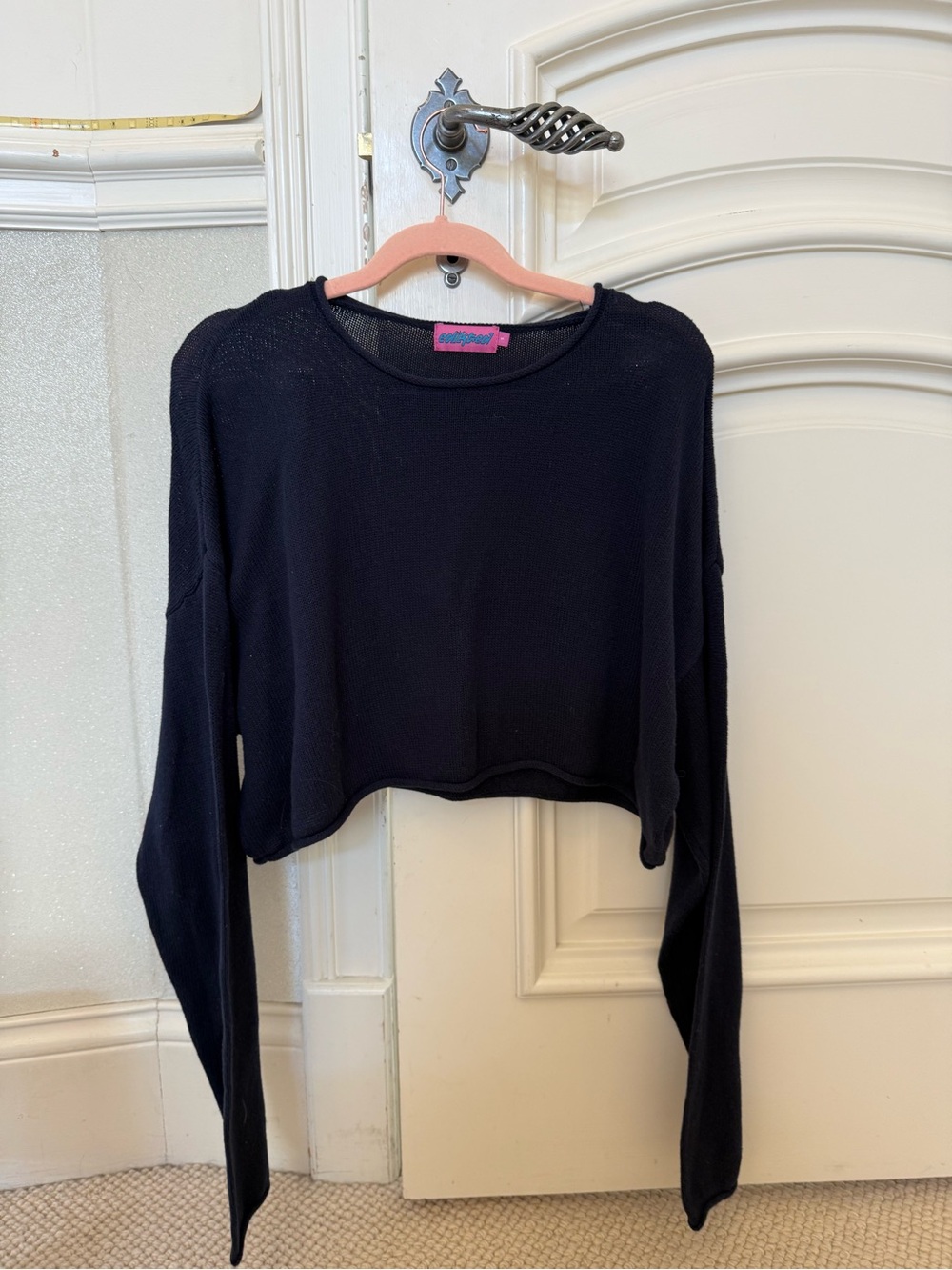 Edikted navy knit sweater